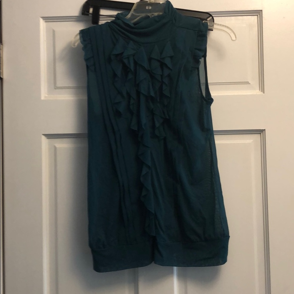 Limited ruffle tank top